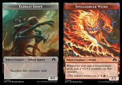 Eldrazi Spawn (2) // Spellgorger Weird (24) Token - Foil